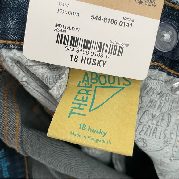 There Abouts Straight Fit Size 18 Boys NWT Jeans Advanced Flex 360 - Picture 6 of 8